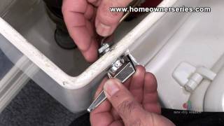 How to Fix a Toilet  Toilet Handle Replacement [upl. by Rossing148]