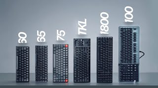 How to Choose the RIGHT Keyboard Size 60 65 TKL 100 [upl. by Fairleigh]