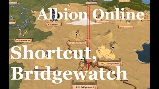 Albion Online  Caerleon to Bridgewatch fast almost safely [upl. by Tisha]