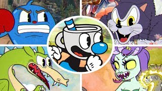 Cuphead  All Bosses with Mugman [upl. by Estevan]