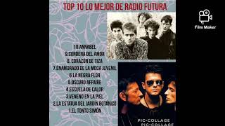 top 10 lo mejor de Radio Futura [upl. by Sura245]