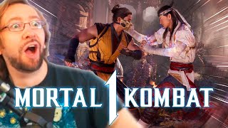 MAX REACTS Mortal Kombat 1 Gameplay Reveal [upl. by Nima430]