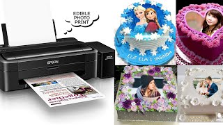 How to edit Edible Photo Print Cake  Tips amp Tricks for perfect photoprint 🍰 I BEST PRINTER TO USE [upl. by Merle]