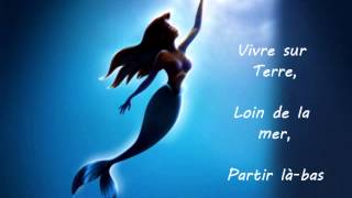 La petite sirène  Partir làbas  Paroles [upl. by High]