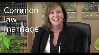 Common law marriage [upl. by Lenrow]