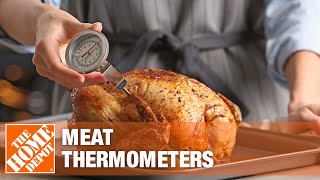 Types of Meat Thermometers  The Home Depot [upl. by Alyhs619]