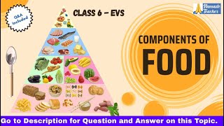 Class 6 Science  Components of Food Nutrients Balanced Diet and Deficiency Diseases Explained [upl. by Atinuhs873]