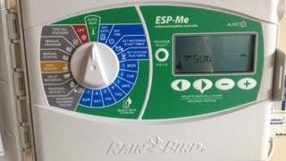 how to program ESP  Me Rainbird RainBirdCorporation rainbird [upl. by Ewen]