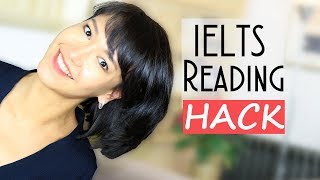 IELTS Reading HACK  How to answer questions FAST [upl. by Enrobyalc527]