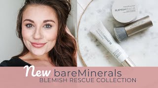 bareMinerals BLEMISH RESCUE COLLECTION TUTORIAL [upl. by Noiramed35]