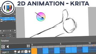 How to Animate in Krita  2D Animation Tutorial  My animation process  tips   TutsByKai [upl. by Dnyletak61]