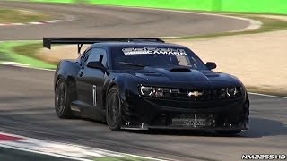 650HP Reiter Engineering Chevy Camaro GT3 on Track [upl. by Anwad]