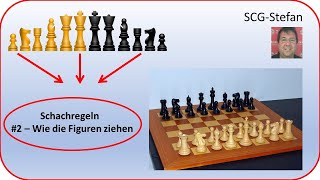 Schach lernen  die Regeln  Wie die Figuren ziehen [upl. by Ttayw393]