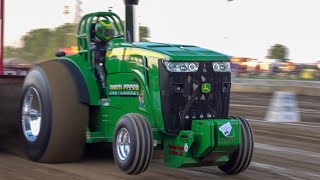 Tractor Pull 2021 Pro Stock Tractors Dragway 42 OSTPA Spring Shootout West Salem Ohio [upl. by Yezdnil471]