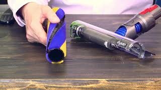 Cleaning the Dyson V15 DETECT LASER SLIM FLUFFY Brush Bar [upl. by Nnylatsyrc]