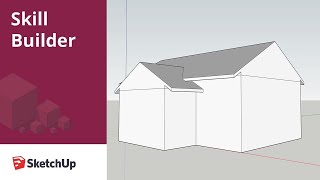 Constructability modeling with SketchUp Roof modeling [upl. by Ahterod]