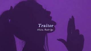 Olivia Rodrigo  Traitor slowed [upl. by Esidnak]