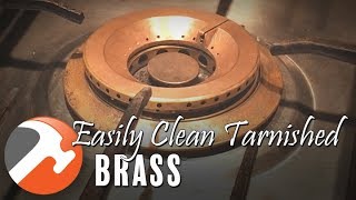 How To Easily Clean Heavily Tarnished Brass [upl. by Renat]