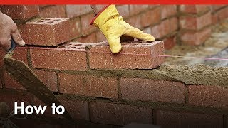 Bricklaying 101 How To Build A Brick Wall  Bunnings Warehouse [upl. by Delwin939]