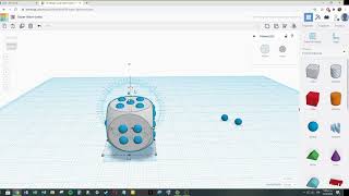Dado en Tinkercad [upl. by Castor]
