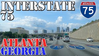 I75 North  Atlanta  Georgia  4K Highway Drive [upl. by Pierette231]