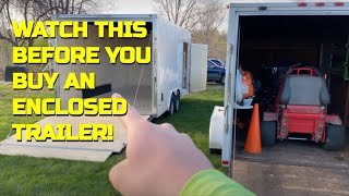 My New Enclosed Trailer VS My Old One [upl. by Hooke]