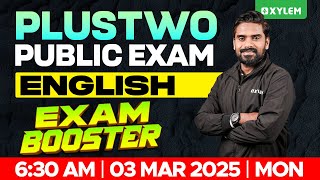 Plus Two Public Exam English  Exam Booster  Xylem Plus Two [upl. by Fernand]