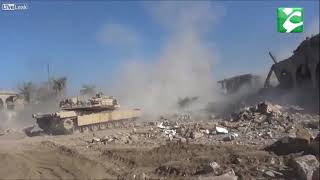 Iraqi M1A1 Abrams vs ISIS suicide car [upl. by Chloras]