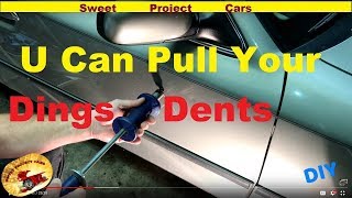 2 How To Remove Simple Door DINGS amp DENTS for DIYers [upl. by Gerardo]