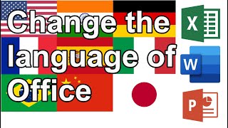 Change Language Office 2016 [upl. by Silvio]