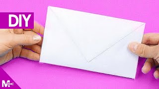 ► Como hacer un SOBRE CARTA de Papel en 5 MINUTOS 💌 [upl. by Markus527]