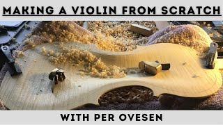 Making a violin from scratch with maker Per Ovesen  MiniDocumentary [upl. by Mclain]