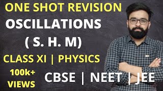 One Shot Revision  Oscillations  SHM  Class 11th Physics  CBSE  JEE  NEET [upl. by Clara]