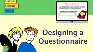 Designing a Questionnaire or Survey  statistics help [upl. by Aniratac178]