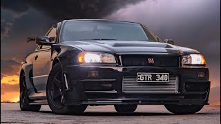 R34 GTR Titanium single turbo NSFW sounds [upl. by Asial136]