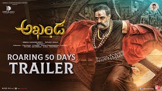 Akhanda Roaring 50 Days Trailer  Nandamuri Balakrishna  Boyapati Srinu  Pragya Jaiswal  Thaman S [upl. by Reifnnej748]