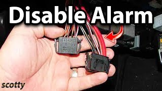 How to Disable Car Alarm [upl. by Nevile]