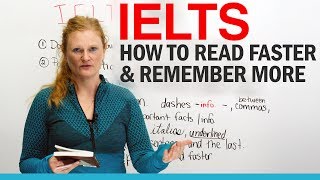 IELTS Reading Read faster amp remember more [upl. by Adamis]