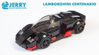 LEGO Lamborghini Centenario instructions MOC 100 [upl. by Jaquelin]