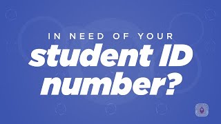 Find Your Student ID Number [upl. by Hertberg387]