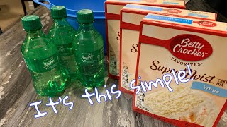 Soda Cake Recipe 2 Ingredients [upl. by Nod]