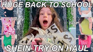 HUGE TRENDY BACK TO SCHOOL SHEIN TRYON HAUL 2021 [upl. by Lleroj32]