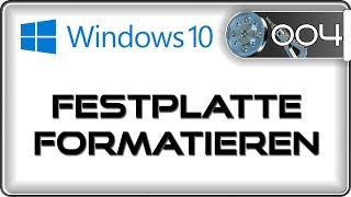 Festplatte formatieren HDD amp SSD  Windows [upl. by Kunkle]