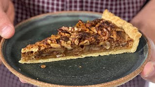 TARTE AUX NOIX FACILE AVEC PATE A TARTE MAISON [upl. by Nilyaj27]