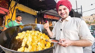 INDIAN STREET FOOD Tour DEEP in PUNJAB INDIA  BEST STREET FOOD in INDIA and BEST CURRY HEAVEN [upl. by Waligore]