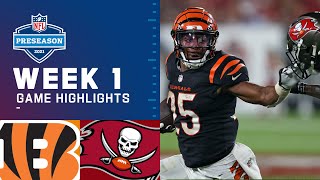 Cincinnati Bengals vs Tampa Bay Buccaneers  Preseason Week 1 2021 NFL Game Highlights [upl. by Gleason]