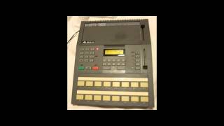 Alesis HR16 custom sounds EPROMs vs Boing Boom Tschak [upl. by Aika]