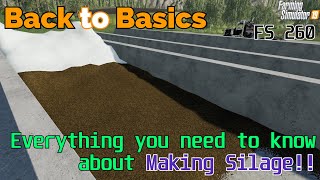 Farming Simulator 19  Back to Basics  A beginners guide to Making Silage [upl. by Gus]