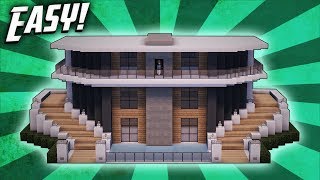 Minecraft How To Build A Modern Mansion House Tutorial 23 [upl. by Sachi]