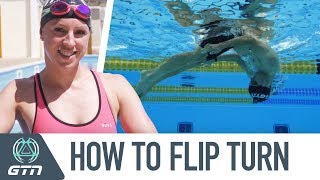 How To Flip Turn  Freestyle Swimming Tips For Beginners [upl. by Allana425]